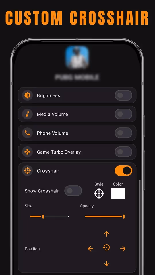 SKUZA Game Booster Crosshair Feature